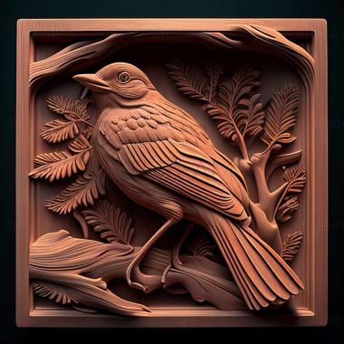 3D модель Turdus maximus (STL)